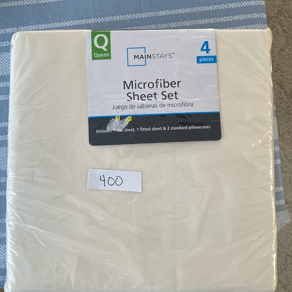 Microfiber sheet set Queen 400